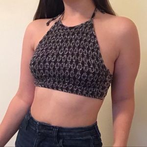Boho Halter Crop Top